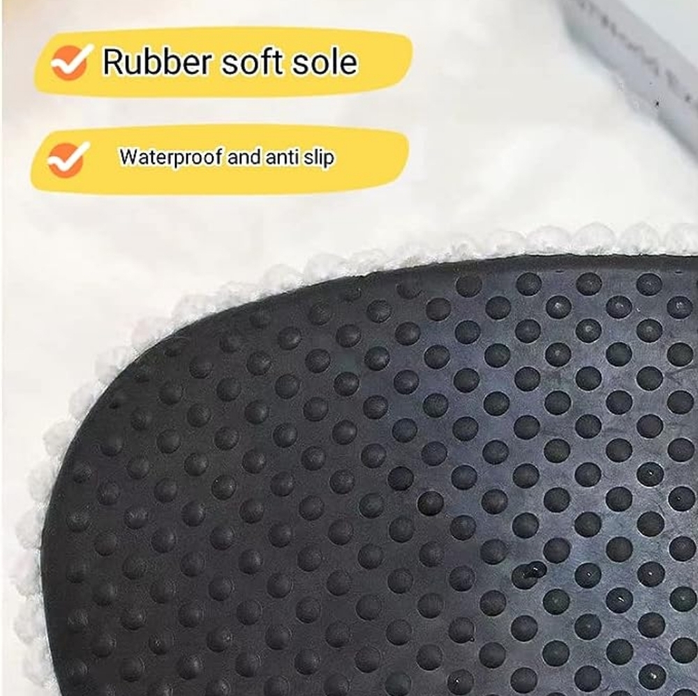 Sneaker Slippers, Gray Jordan 1 Dior Big Kids' & Adult. Fits Up To 11.5m - Picture 5 of 5